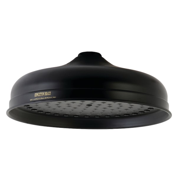 Shower Head, Matte Black, Wall Mount